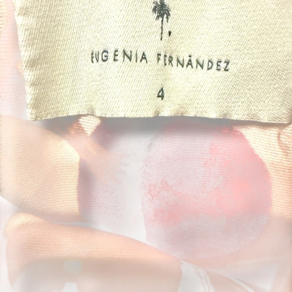 Eugenia Fernandez Monkey Print Shorts Size 4‎ Girls White Summer Playful Cotton